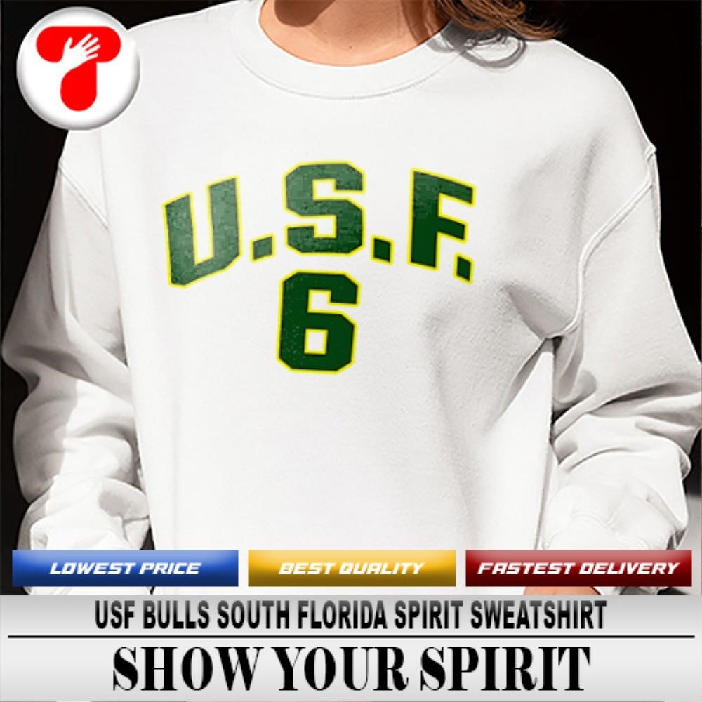 Mens Hoodie Usf Bulls Hoodie Women's USF Bulls Blue84 Burnout Wash