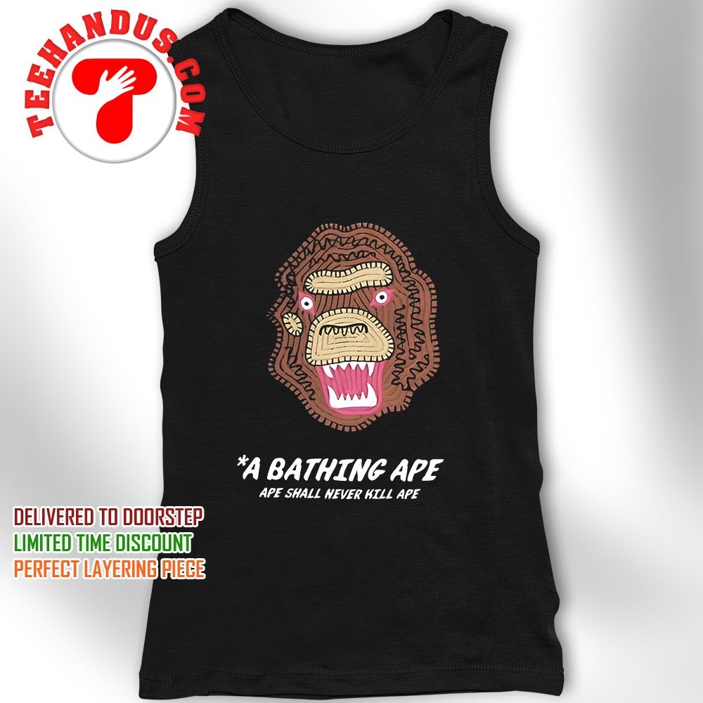 A bathing ape ape shall never kill ape shirt, hoodie