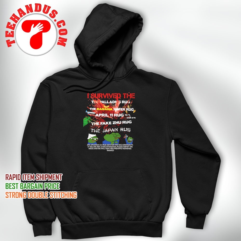 Crypto rug pull survivor meme culture shirt, hoodie, sweater, long sleeve  and tank top