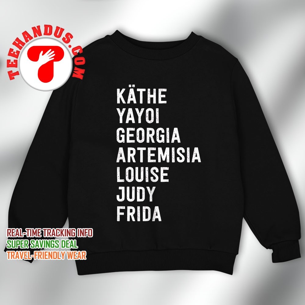 Famous Women Artists T Shirt Feminism Art History Famous Women Artists T Shirt Feminism Art History