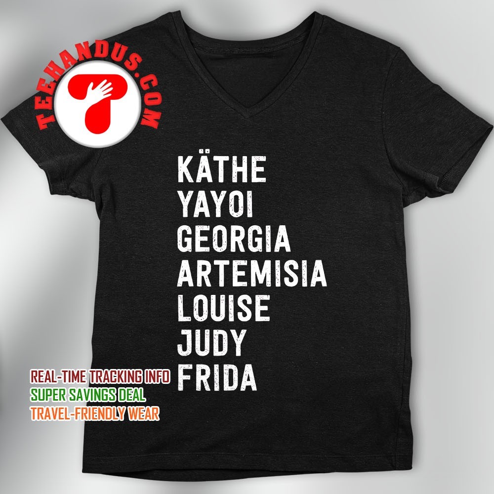 Famous Women Artists T Shirt Feminism Art History Famous Women Artists T Shirt Feminism Art History