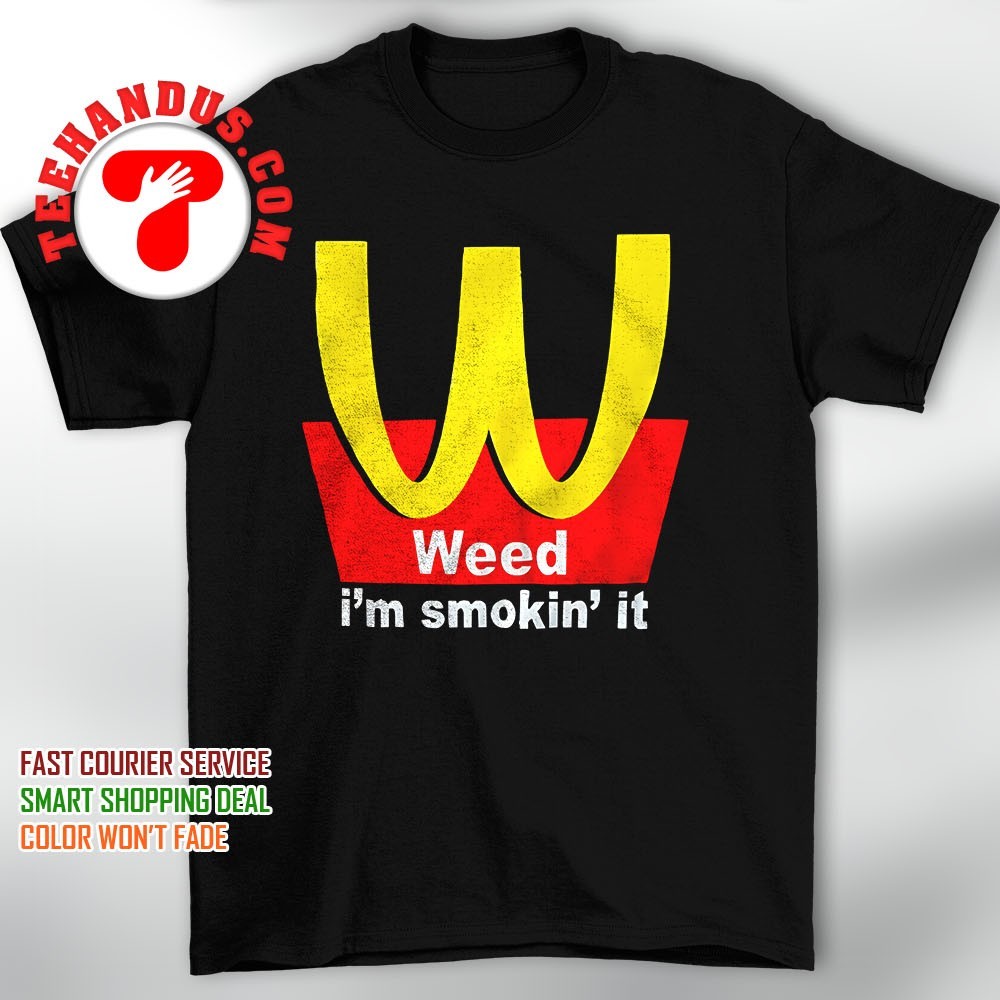 【正規品直輸入】 marijuana McDonald's I'm hoodie shirt, parody it smokin' トップス