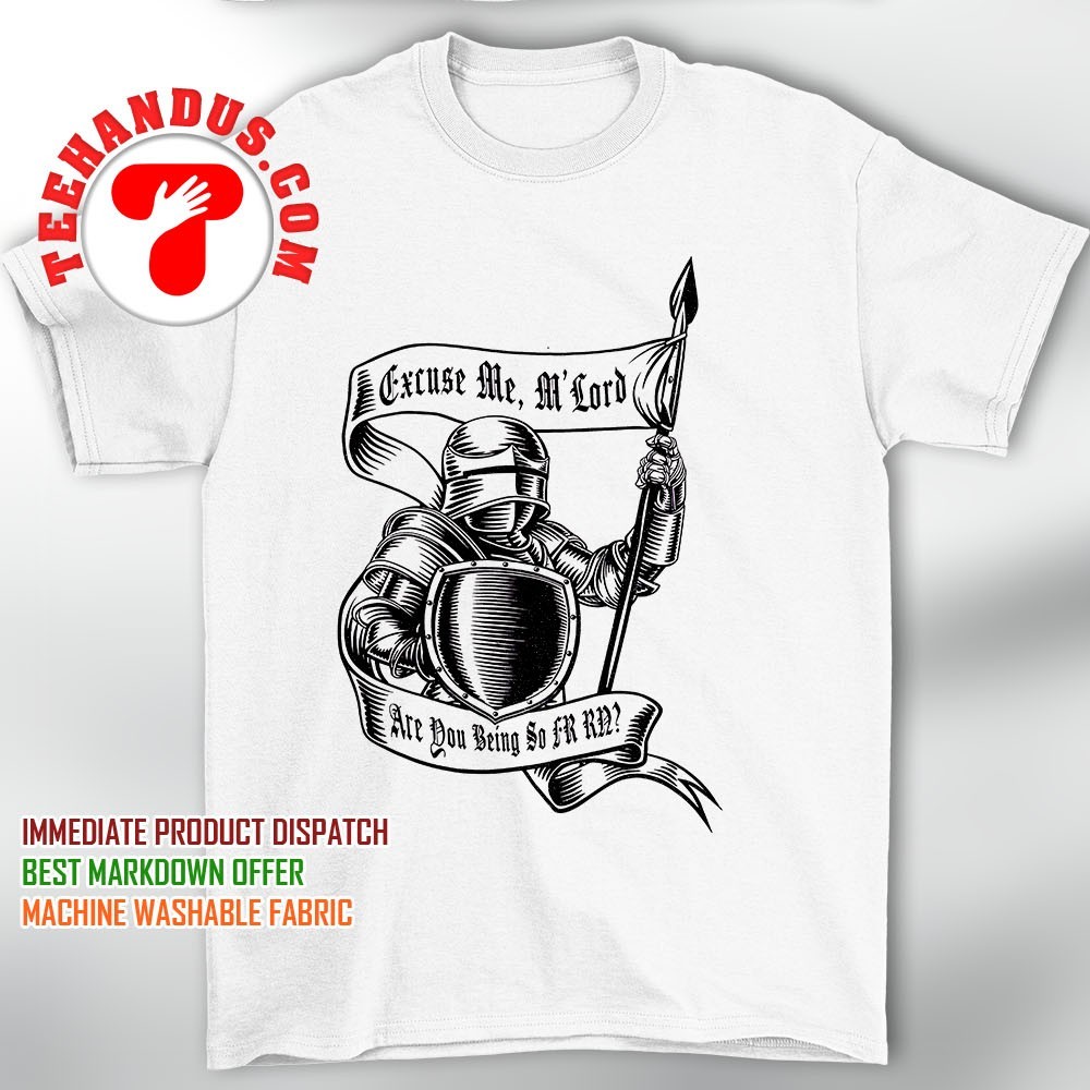 Knight T Shirt, Knight In Shining Armor Sword Tee, Crusader Knight T Shirt, Knight In Shining Armor Sword Tee, Crusader