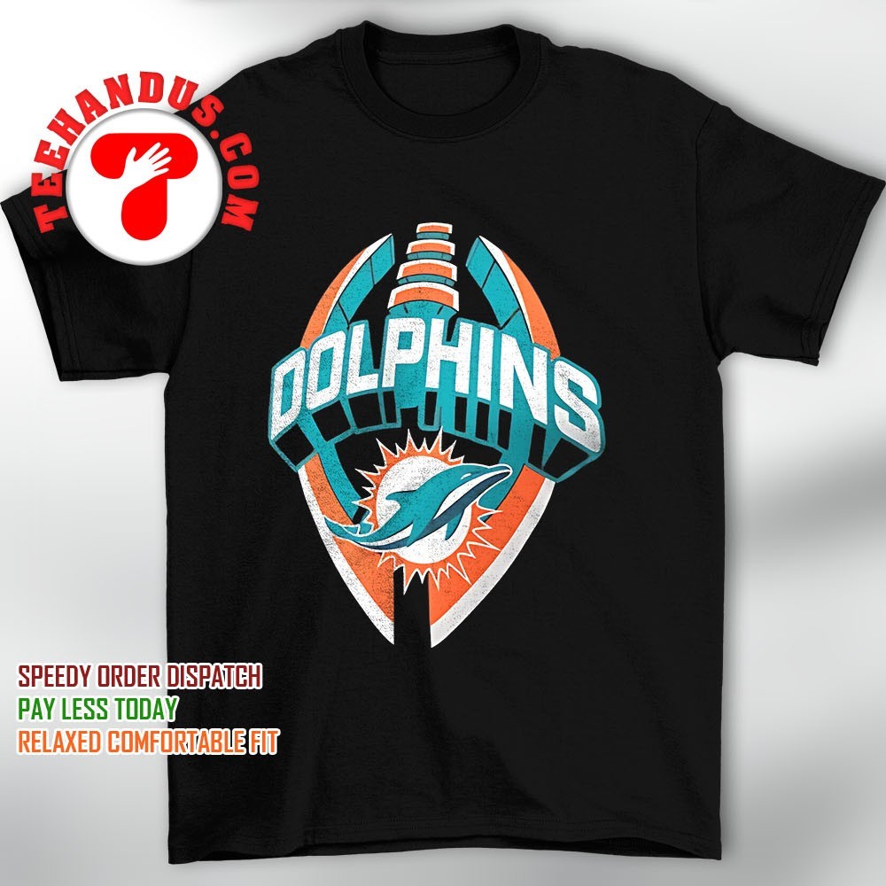 Fins Miami Florida American Football Dolphin Elements Shirt