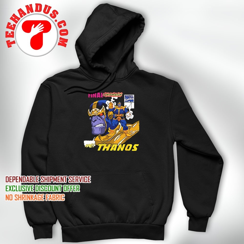 Thanos Final Confrontation Marvel Comics retro shirt, hoodie Thanos Final Confrontation Marvel Comics retro shirt, hoodie