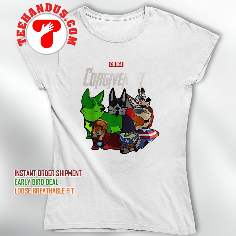 Corgivengers Corgi T-Shirt Corgivengers Corgi T-Shirt