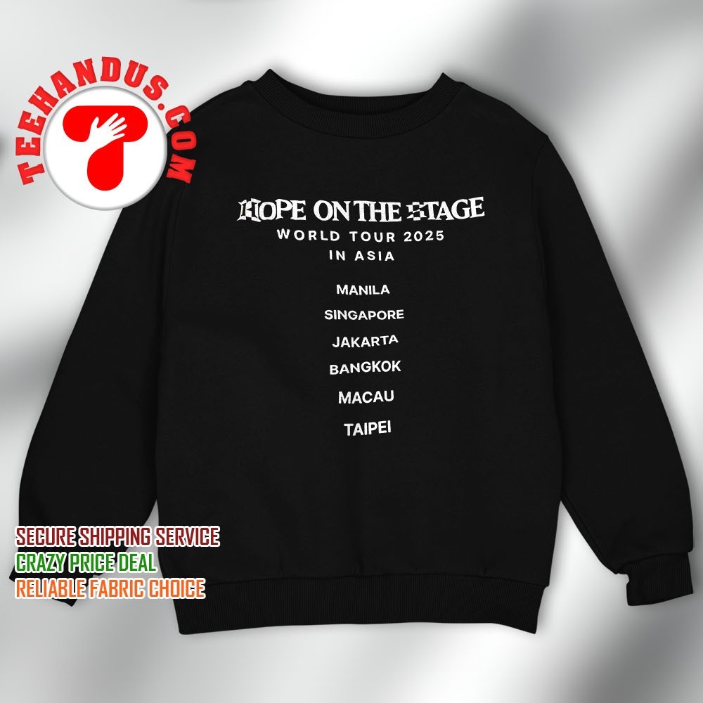 【限定セール！】 world stage the on Hope tour hoodie shirt, Asia in 2025 アイドル