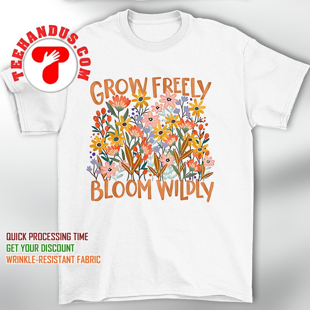 ★日本の職人技★ Boho floral sweater hoodie, shirt, wildly bloom freely grow トップス