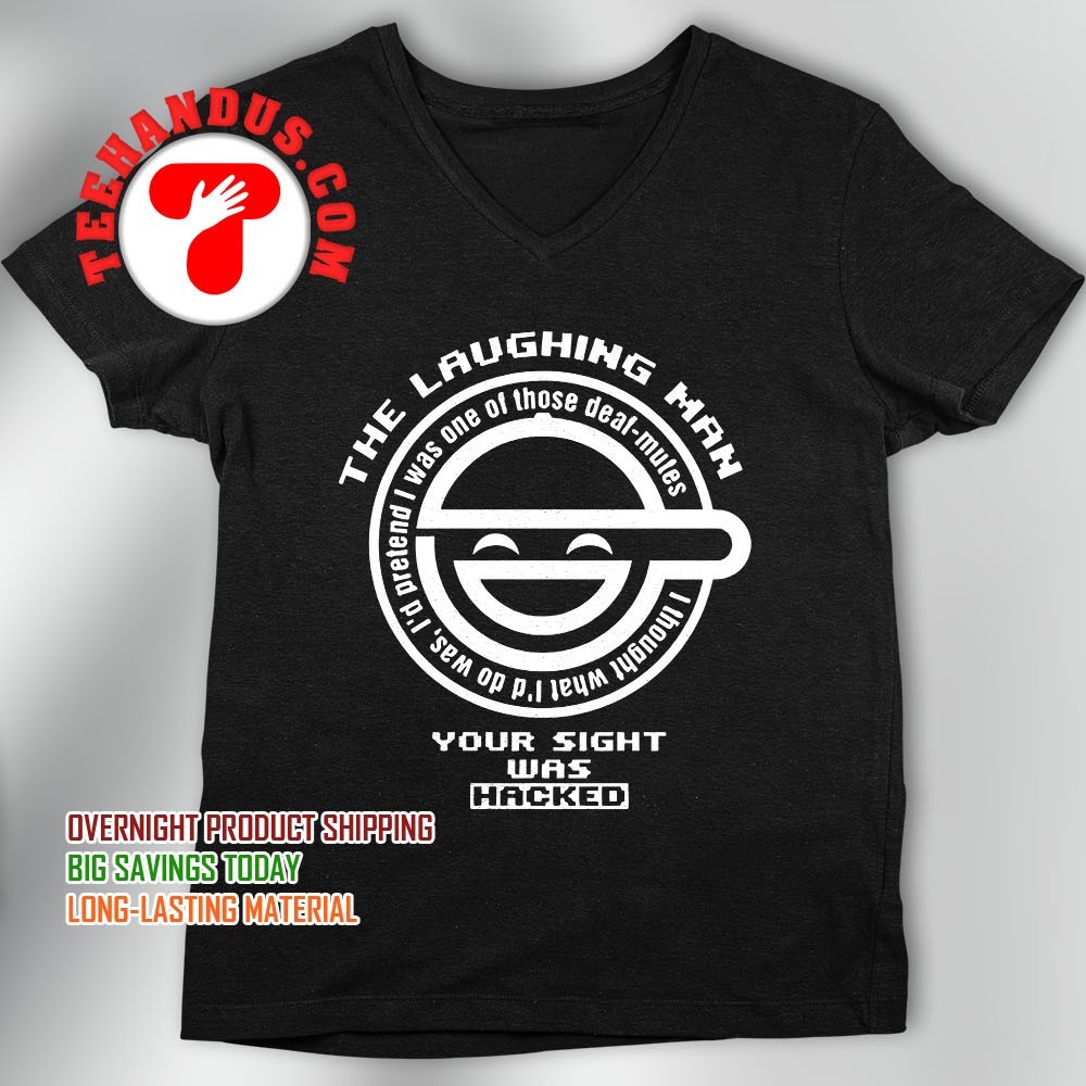 Laughing Man - Anime - T-Shirt | TeePublic