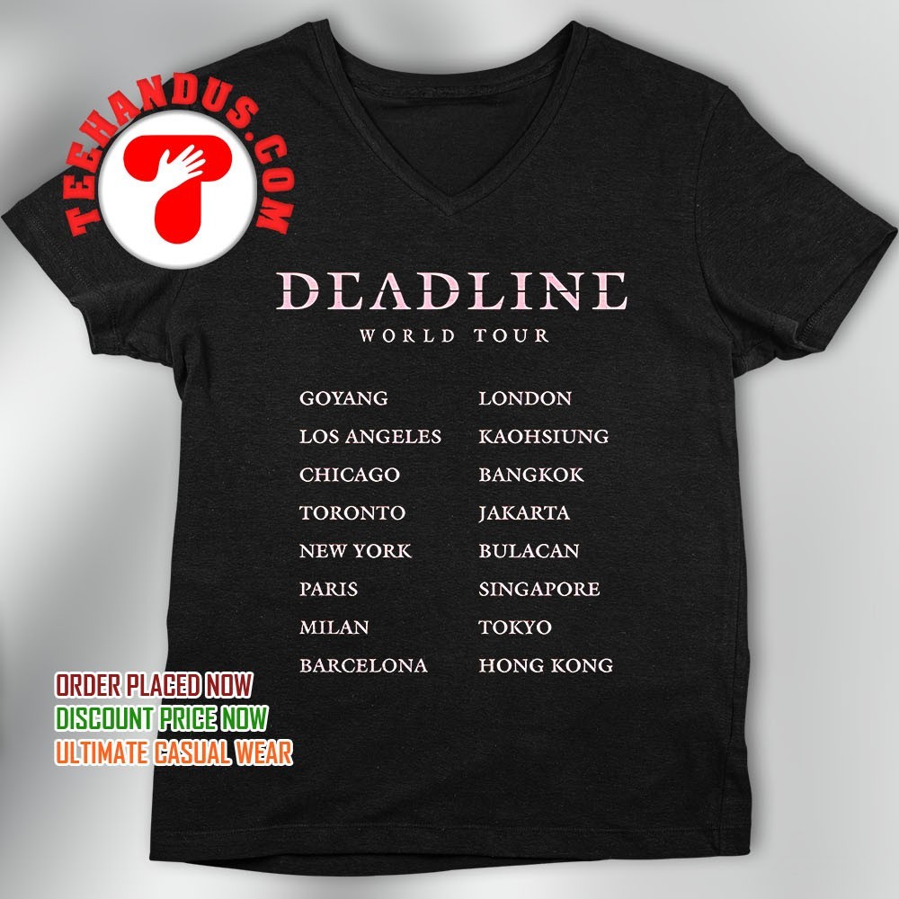 Blackpink Deadline World Tour 2025 shirt, hoodie, sweater, long