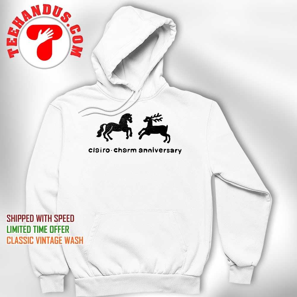 トップス Clairo Charm Anniversary Hoodie (Grey) design for @clairo 🍓 charm anniversary hoodie & two tees from me