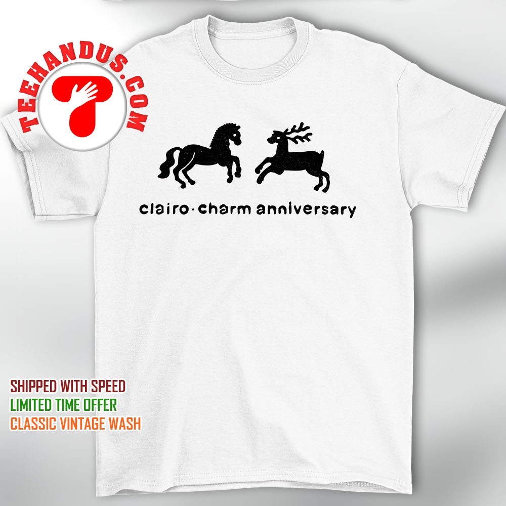 トップス Clairo Charm Anniversary Hoodie (Grey) design for @clairo 🍓 charm anniversary hoodie & two tees from me