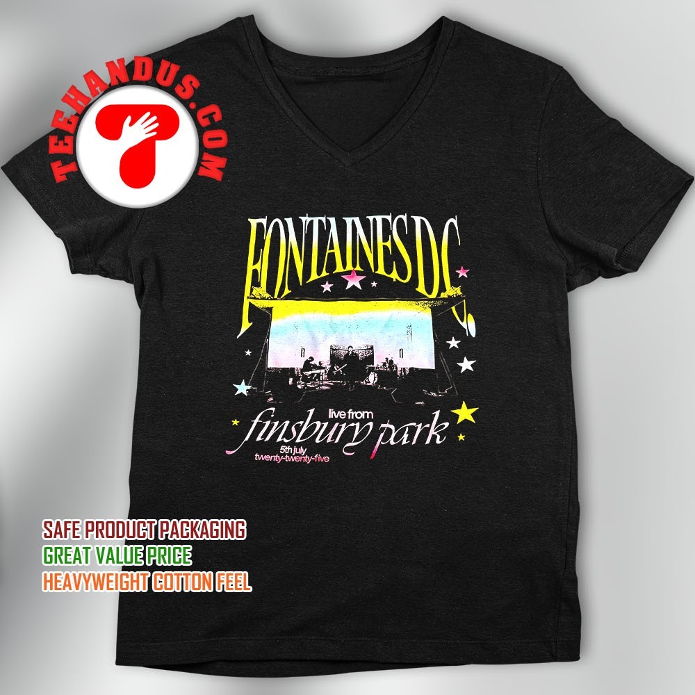 Fontaines DC live from Finsbury park shirt, hoodie, sweater, long