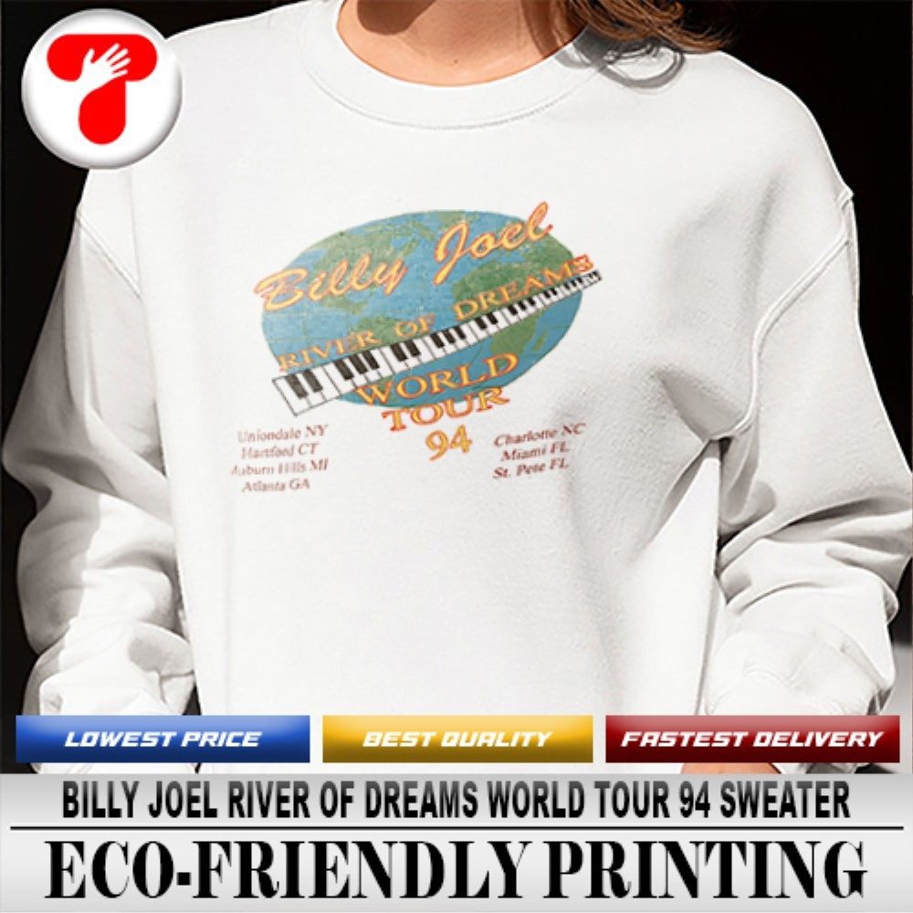 Billy Joel river of dreams world tour 94 shirt, hoodie