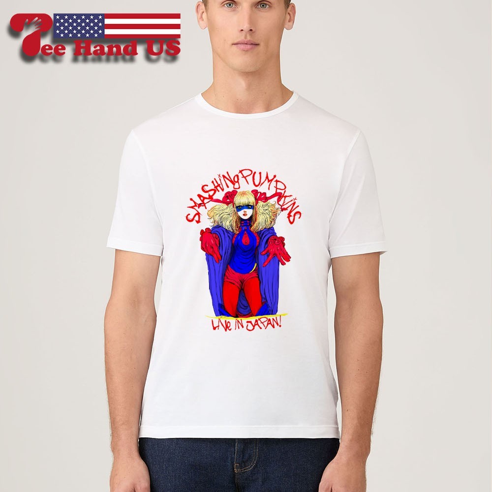 The Smashing Pumpkins Tシャツ LIVE IN JAPAN Smashing pumpkins live in Japan shirt, hoodie, sweatshirt