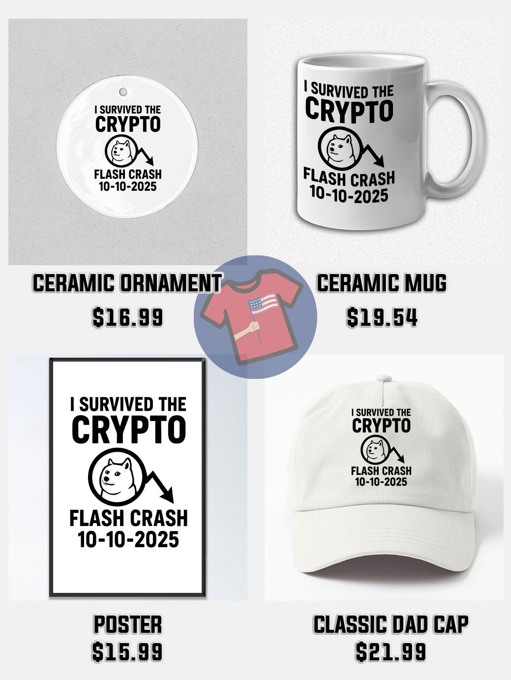 I survived the crypto flash crash 2025 shirt, hoodie, sweater, long sleeve  and tank top