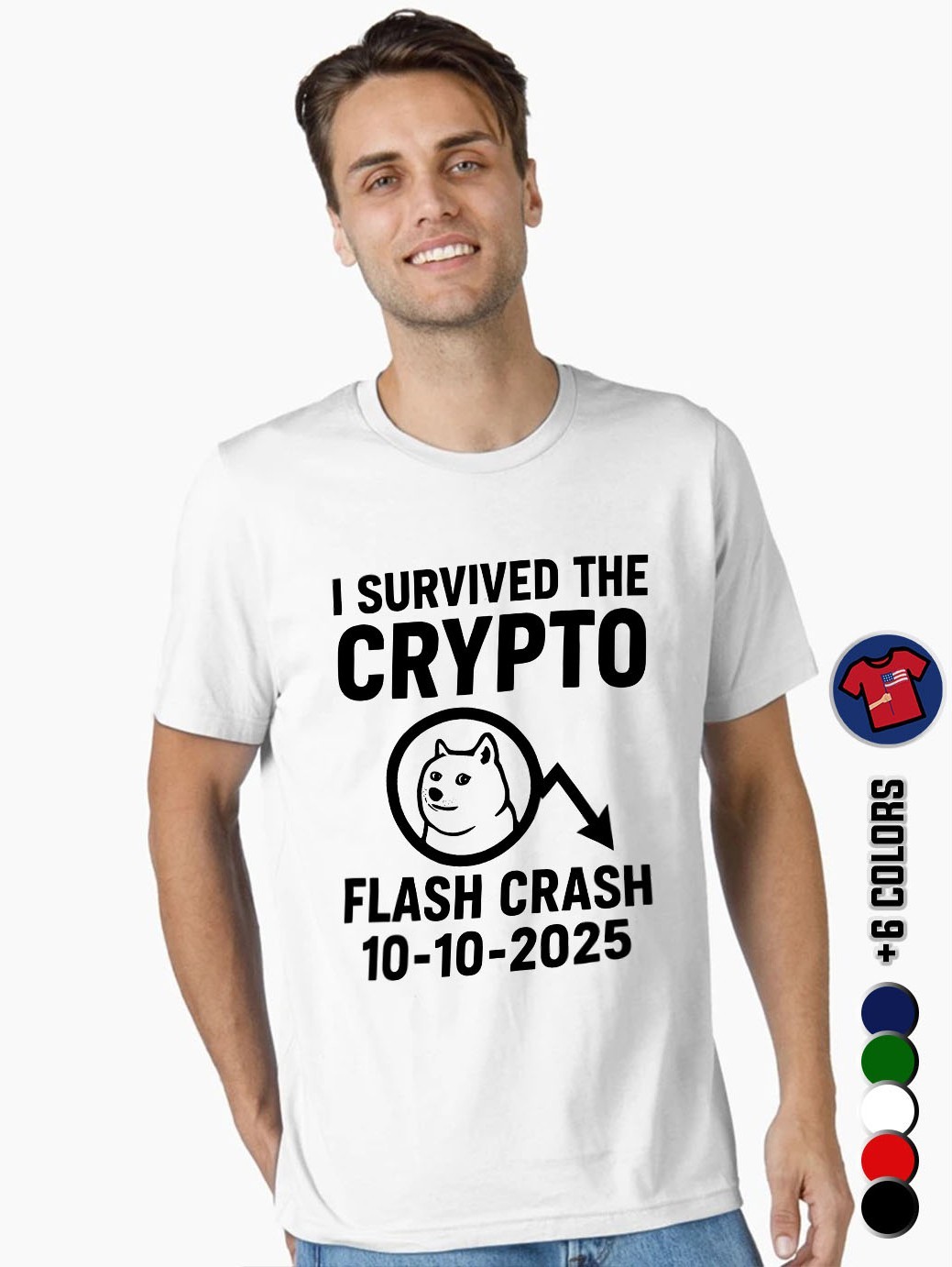I survived the crypto flash crash 2025 shirt, hoodie, sweater, long sleeve  and tank top