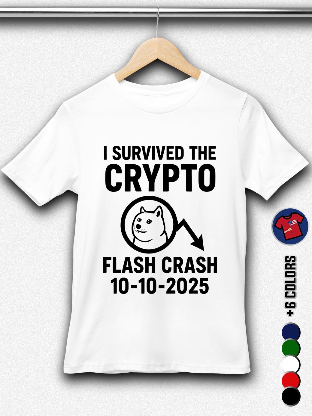 I survived the crypto flash crash 2025 shirt, hoodie, sweater, long sleeve  and tank top