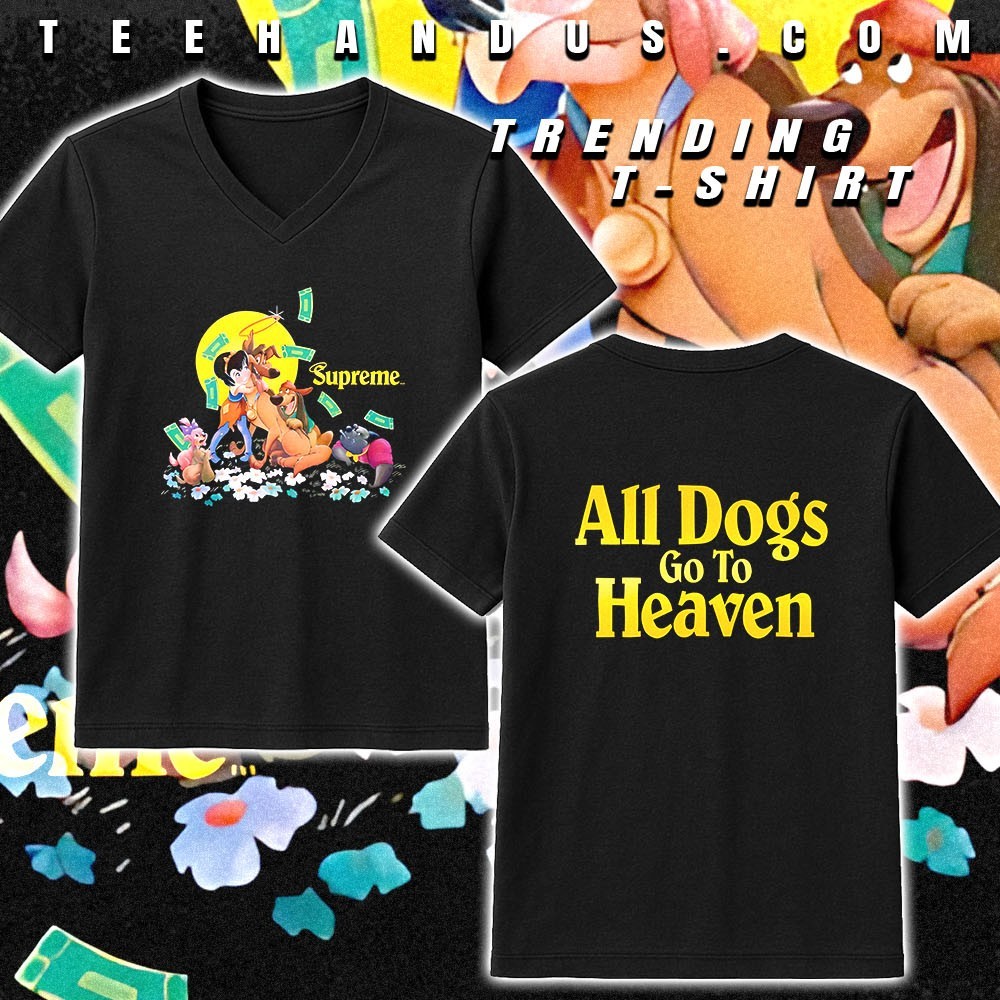 トップス Supreme All Dogs Go To Heaven Tee Black Supreme All Dogs Go To Heaven Tee Black Men's - FW25 - US