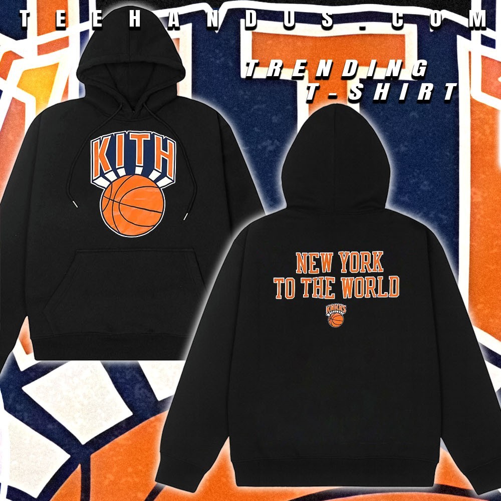 KITH New York To The World 2 Sided Shirt, hoodie, sweater, long