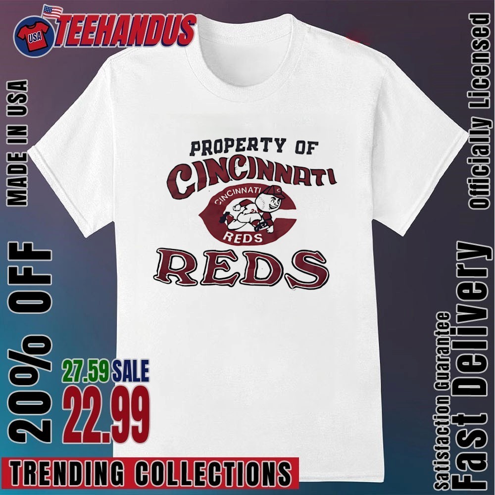 Property Of Cincinnati Reds Vintage Shirt, hoodie, sweater, long sleeve and  tank top, image size:1000x1000