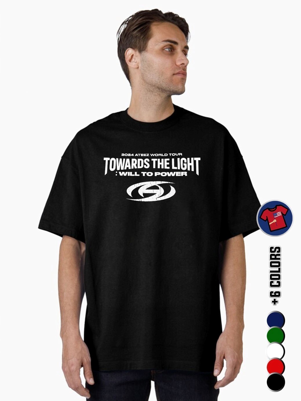 2024 Ateez World Tour Towards The Light Will To Power Shirt