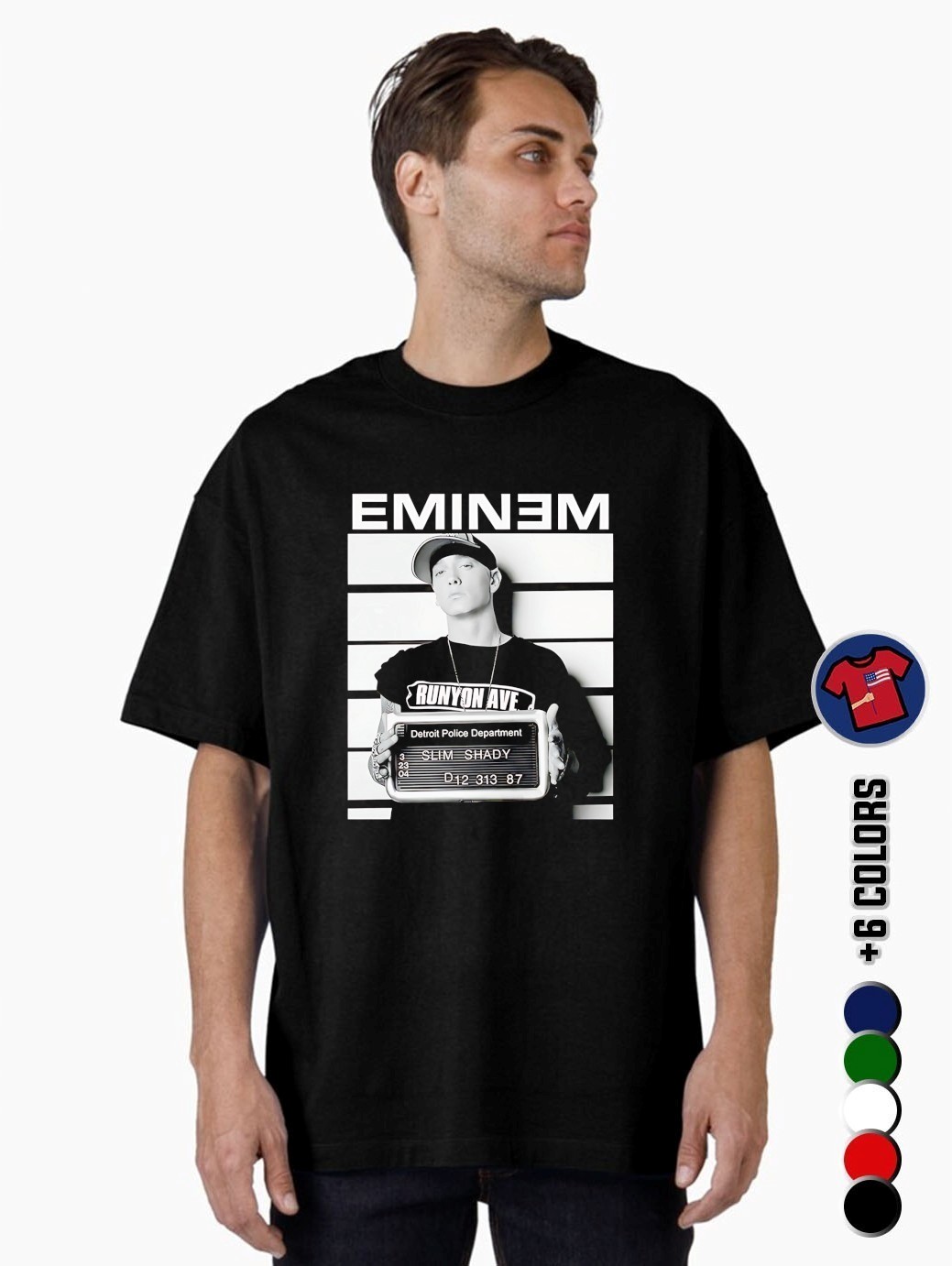 Eminem Anger Slim Shady Mugshot Shirt, hoodie, sweater, long