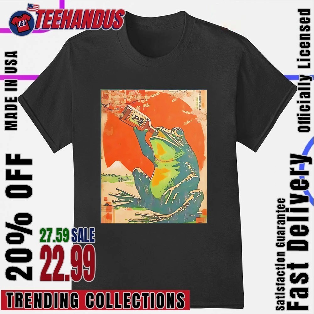 Frog drinking beer shirt, hoodie, sweater, long sleeve and tank top, image size:1000x1000