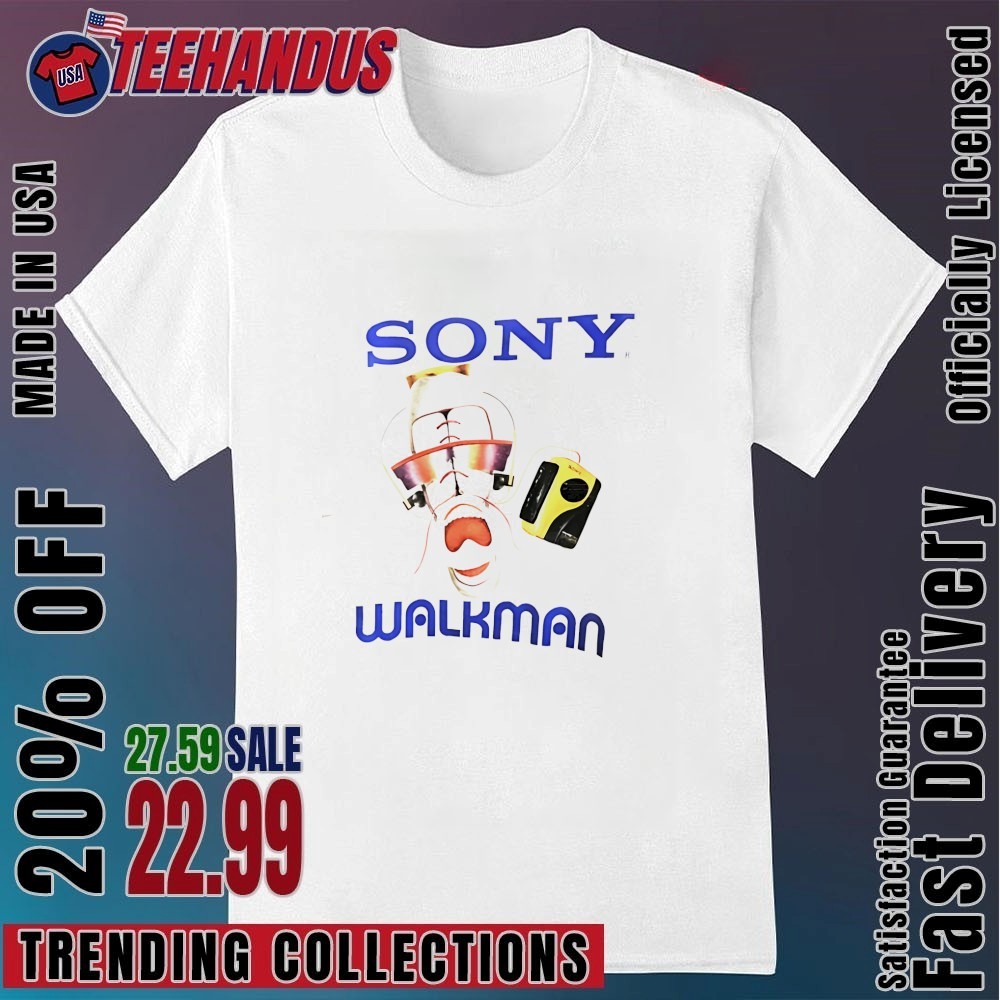 90s vintage SONY SPORTS WALKMAN Tシャツ XL Insane 90s Sony Walkman Shirt, hoodie, sweater, long sleeve and