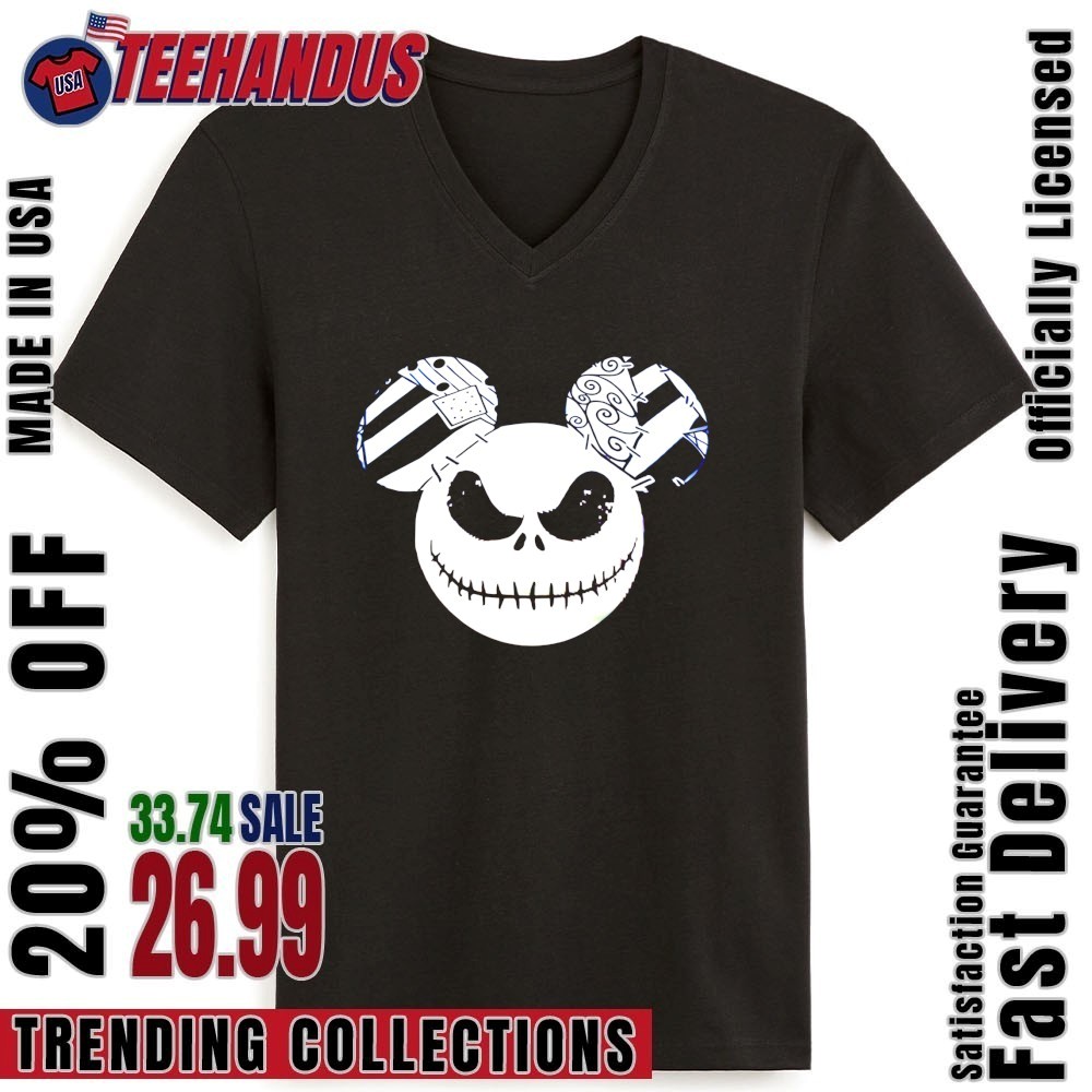 Jack Skellington Mickey Ears Shirt, hoodie, sweater, long sleeve