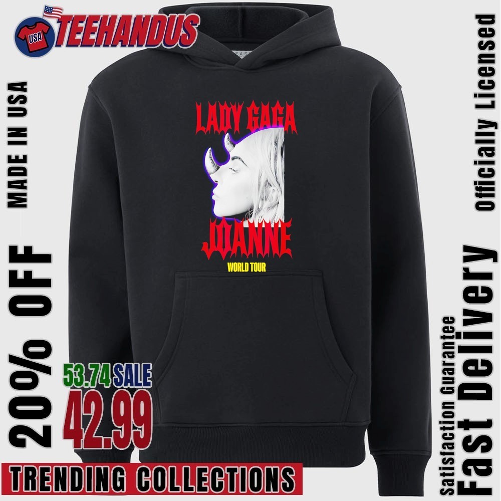 Lady Gaga Joanne Horns World Tour Shirt, hoodie, sweater, long