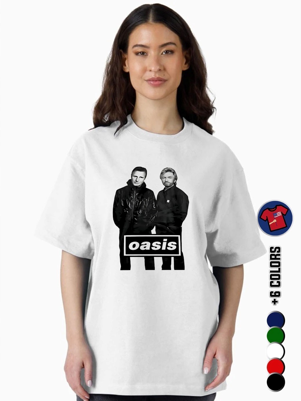 Liam Neeson And Noel Edmonds Oasis Shirt, hoodie, sweater, long