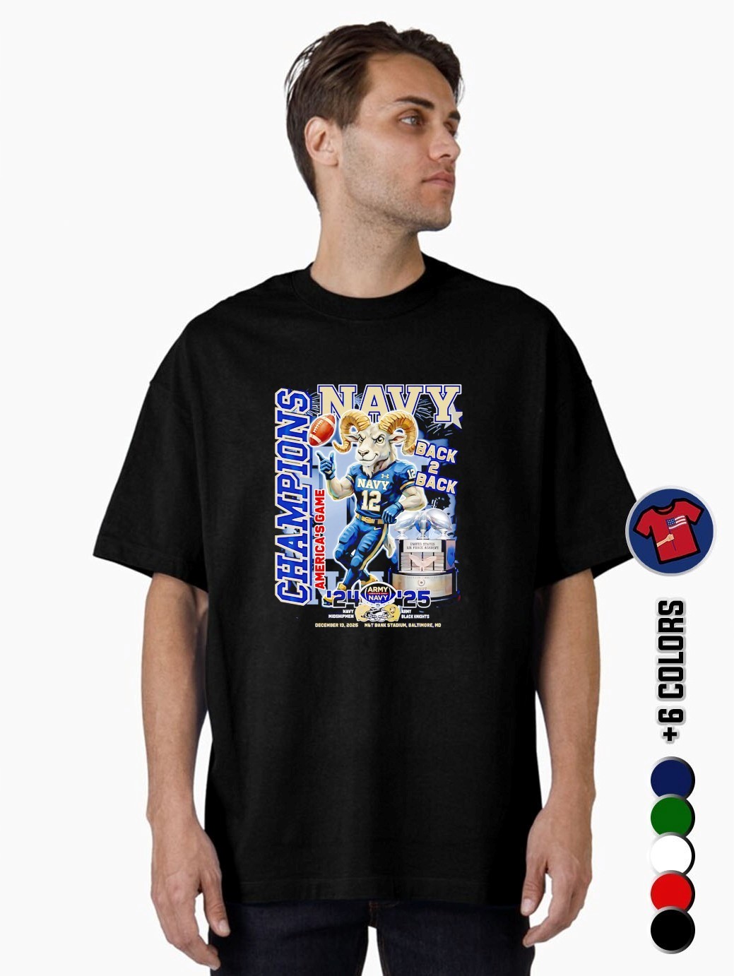 Navy Midshipmen Champions America's Game Back 2 Back Shirt, hoodie