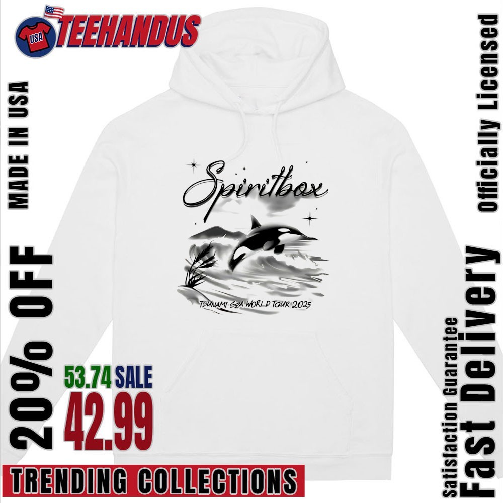 Spiritbox Tsunami Sza World Tour 2025 Shirt, hoodie, sweater, long