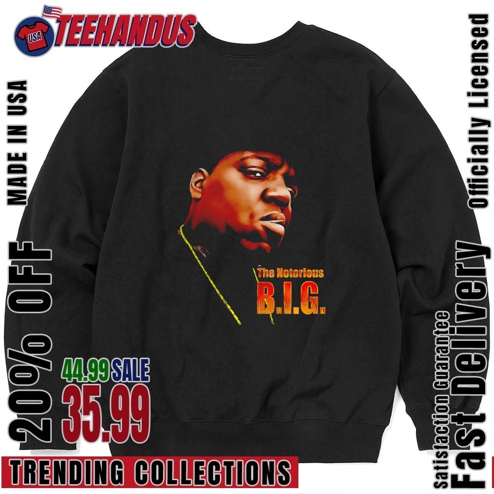 The Notorious B.I.G. rapper star shirt, hoodie, sweater, long
