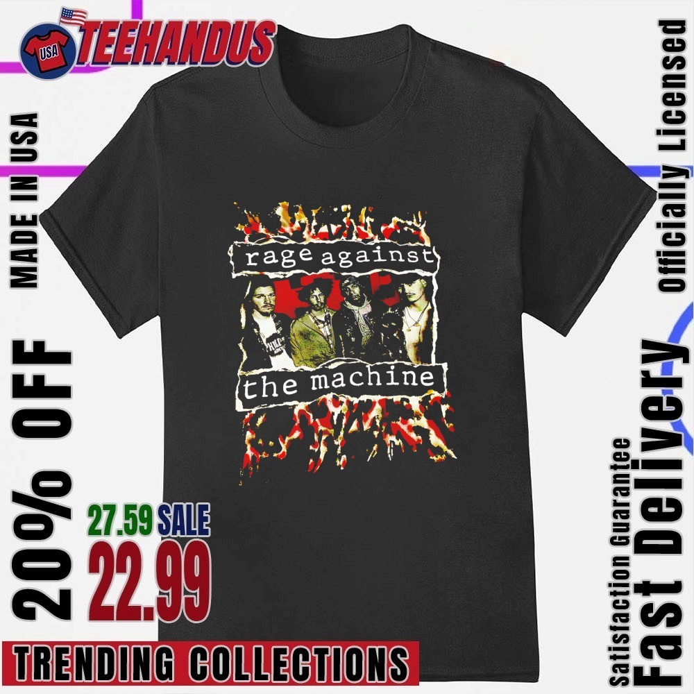 Vintage Rage Against The Machine Shirt, hoodie, sweater, long