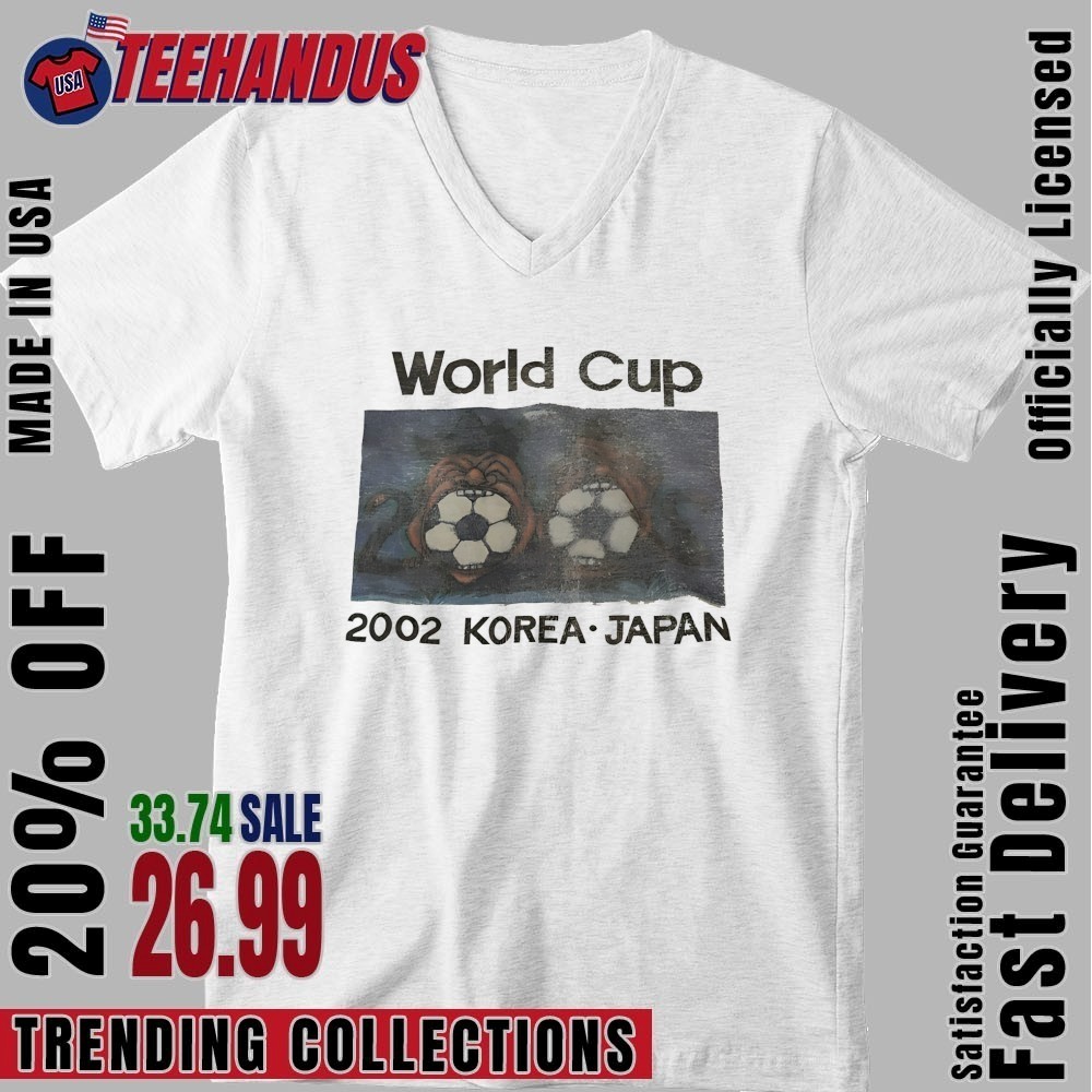 World Cup 2002 Korea Japan Vintage Shirt, hoodie, sweater, long