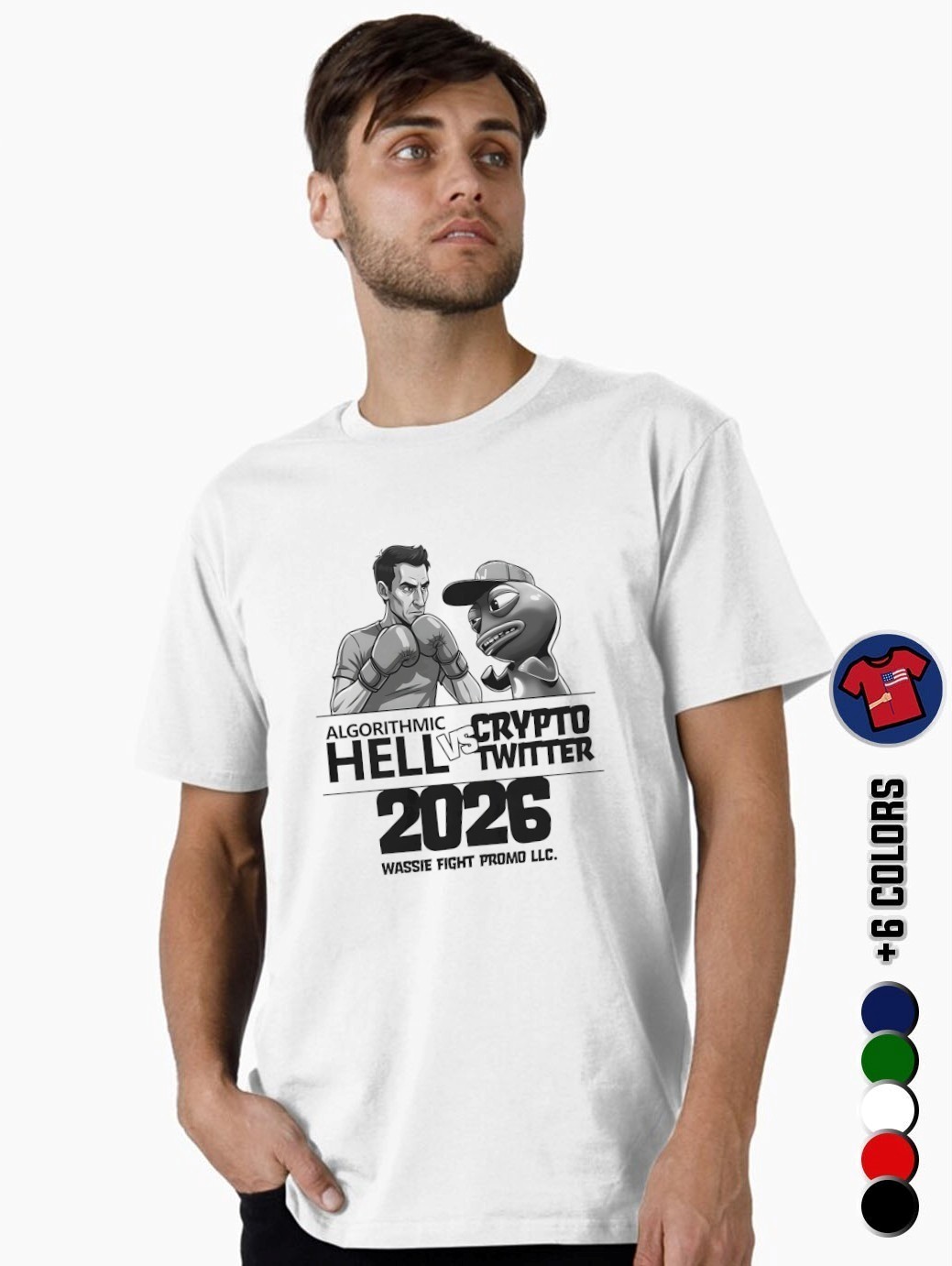 Algorithmic Hell Vs Crypto Twitter 2026 Wassie Promo LLC Shirt, hoodie,  sweater, long sleeve and tank top