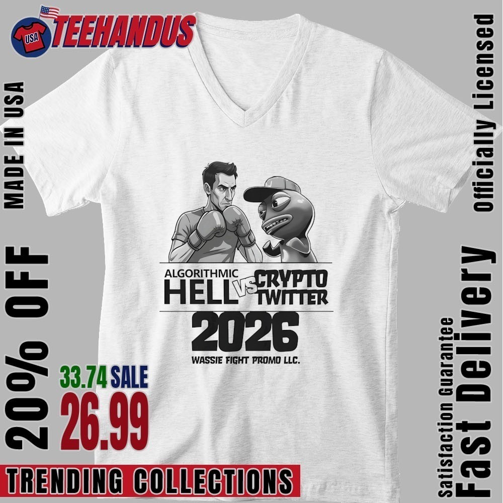 Algorithmic Hell Vs Crypto Twitter 2026 Wassie Promo LLC Shirt, hoodie,  sweater, long sleeve and tank top