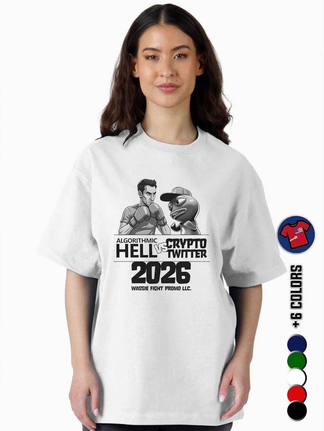 Algorithmic Hell Vs Crypto Twitter 2026 Wassie Promo LLC Shirt, hoodie,  sweater, long sleeve and tank top
