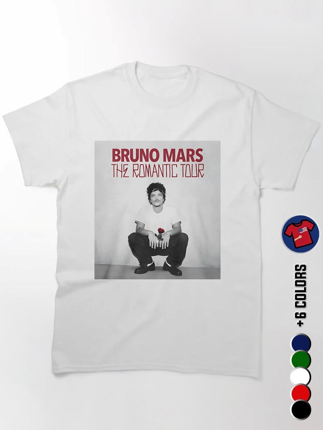 Bruno Mars The Romantic Tour 2026 shirt, hoodie, sweater, long