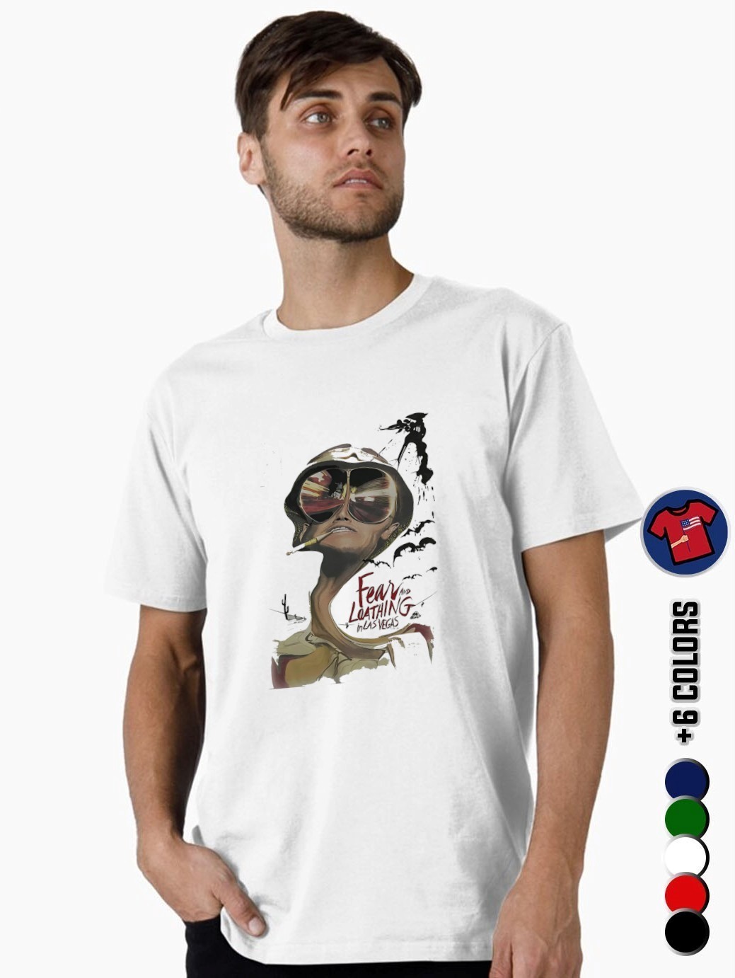 T-Shirt Humour Homme Fear And Loathing In Las Vegas Parano