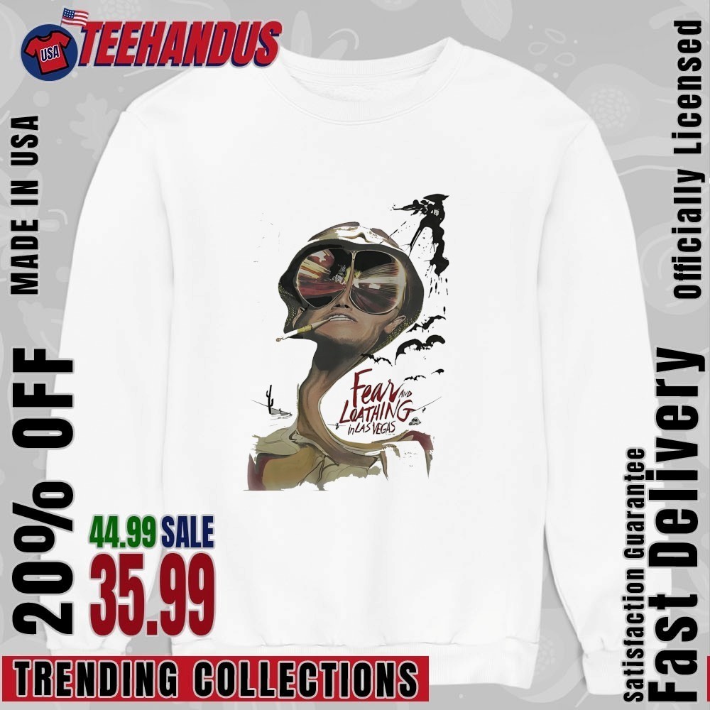 fear and loathing in Las Vegas 長袖シャツ M Fear And Loathing In Las Vegas Shirt, hoodie, sweater, long sleeve