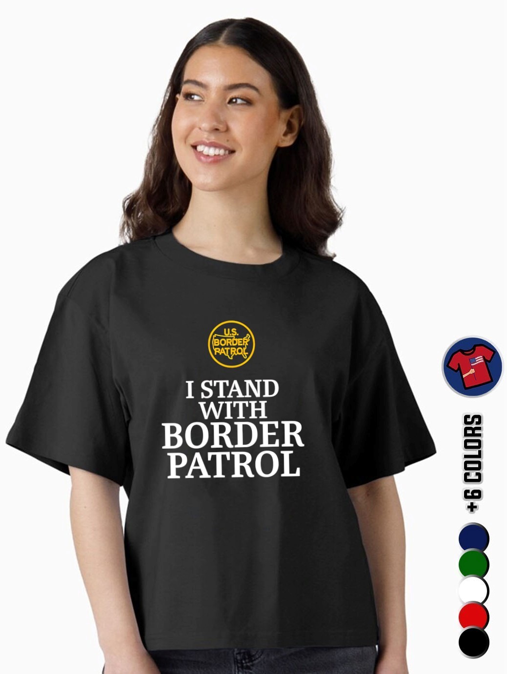 I stand with Border Patrol shirt, hoodie, sweater, long sleeve and