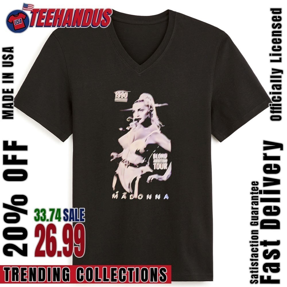 Madonna Blond Ambition Tour 1990 shirt, hoodie, sweater, long