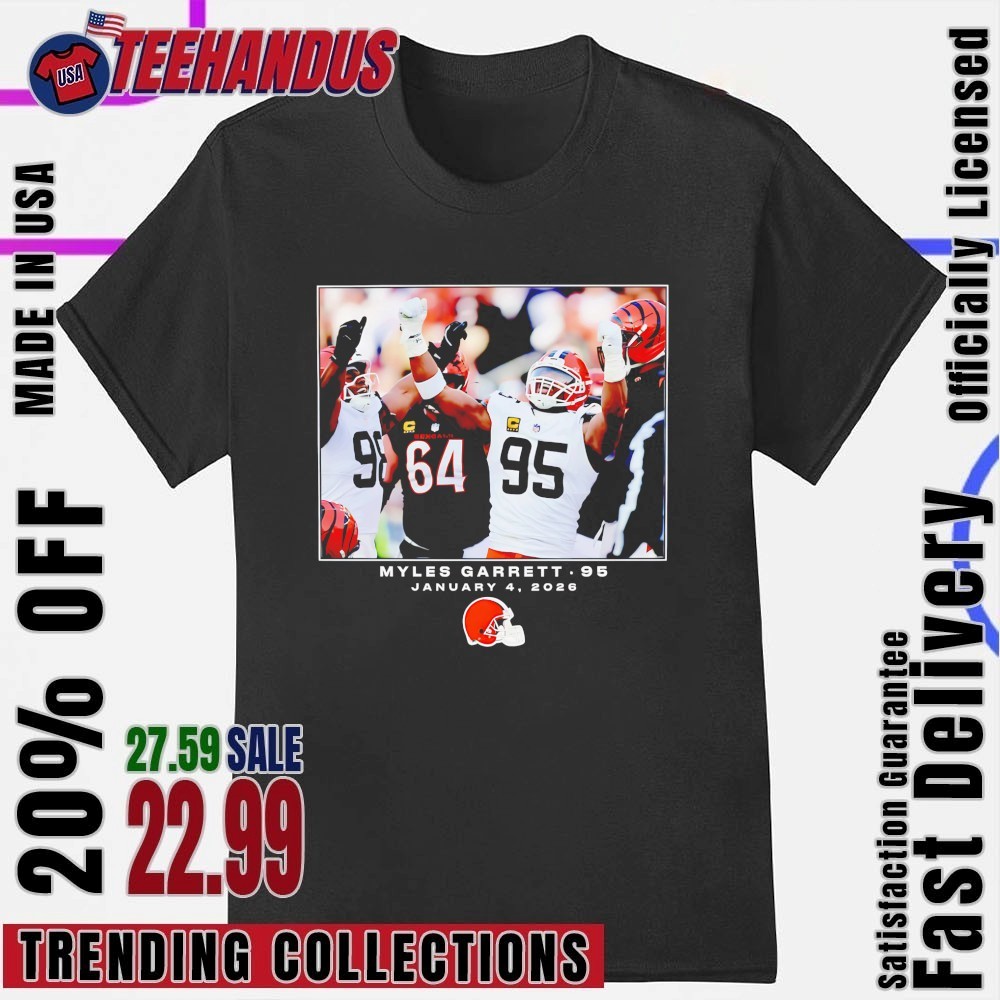 Myles Garrett Cleveland Browns NFL Flash Features Week 18 Shirt, hoodie,  sweater, long sleeve and tank top