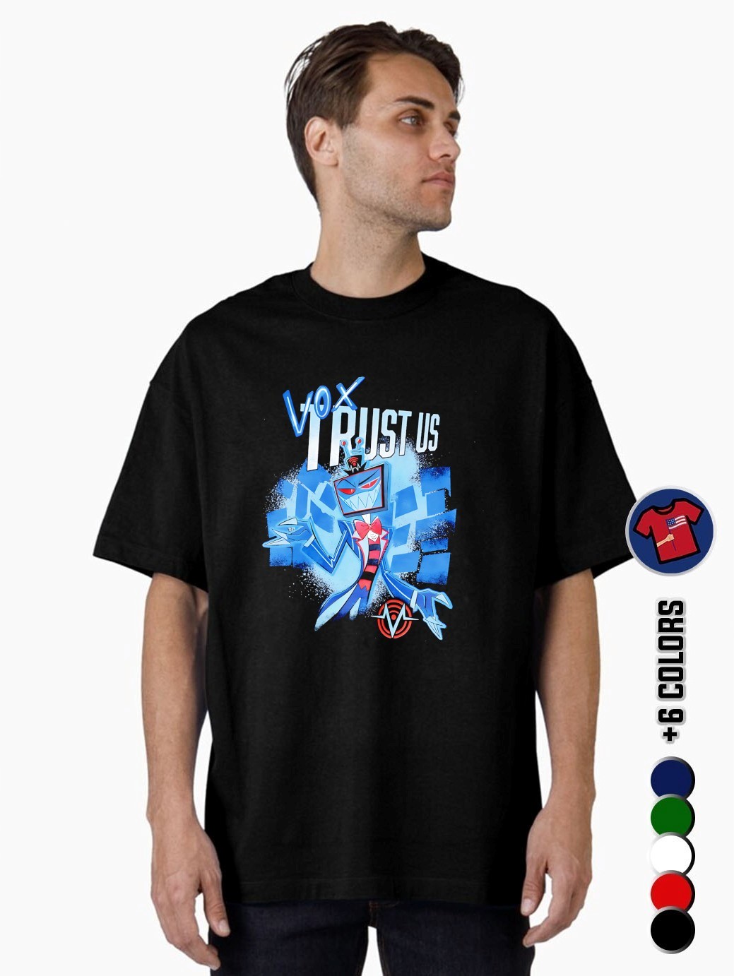 Vox Trust Us Hazbin Hotel Shirt, hoodie, sweater, long sleeve and