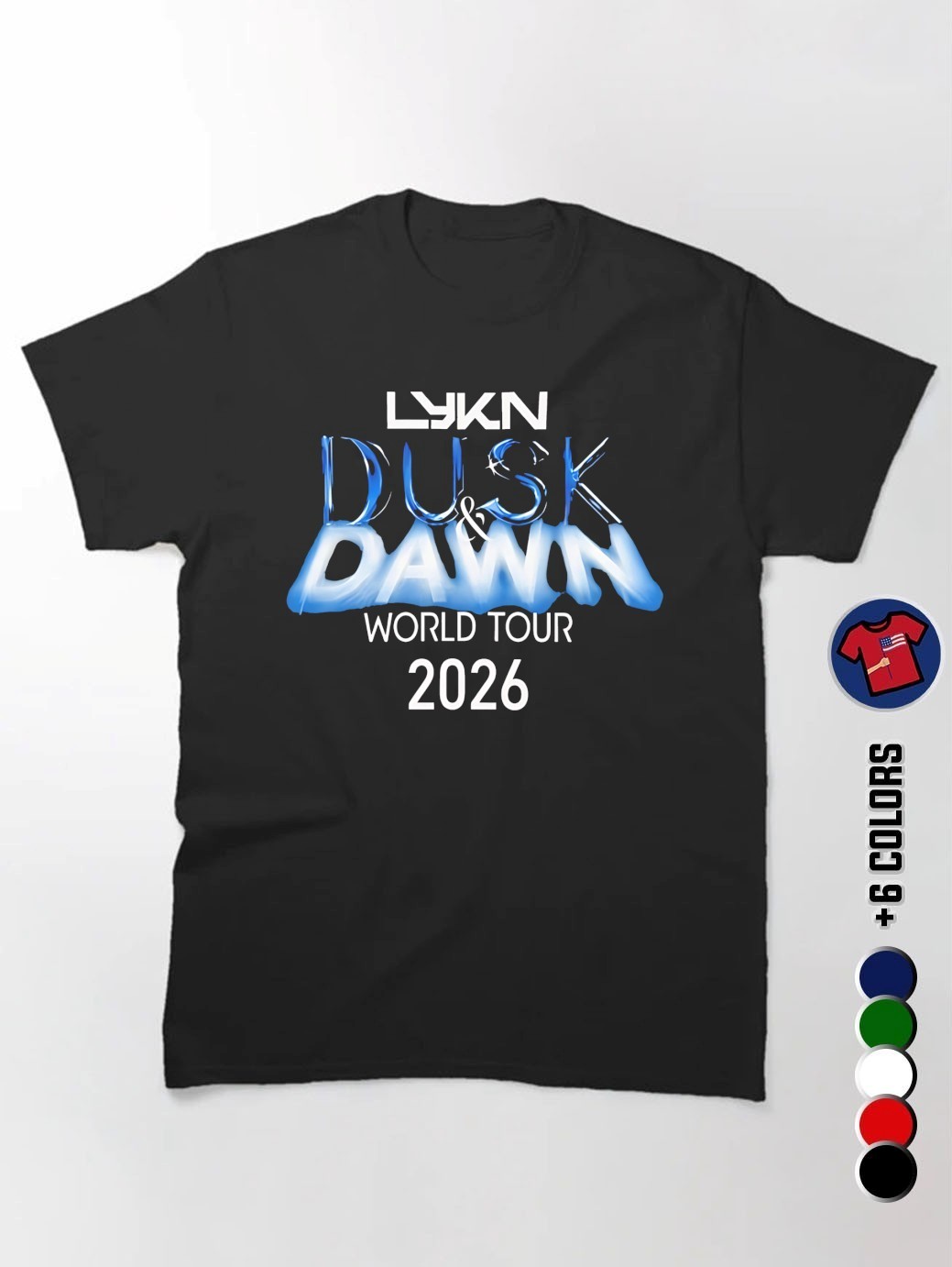 Lykn Dusk Dawn World Tour 2026 shirt, hoodie, sweater, long sleeve